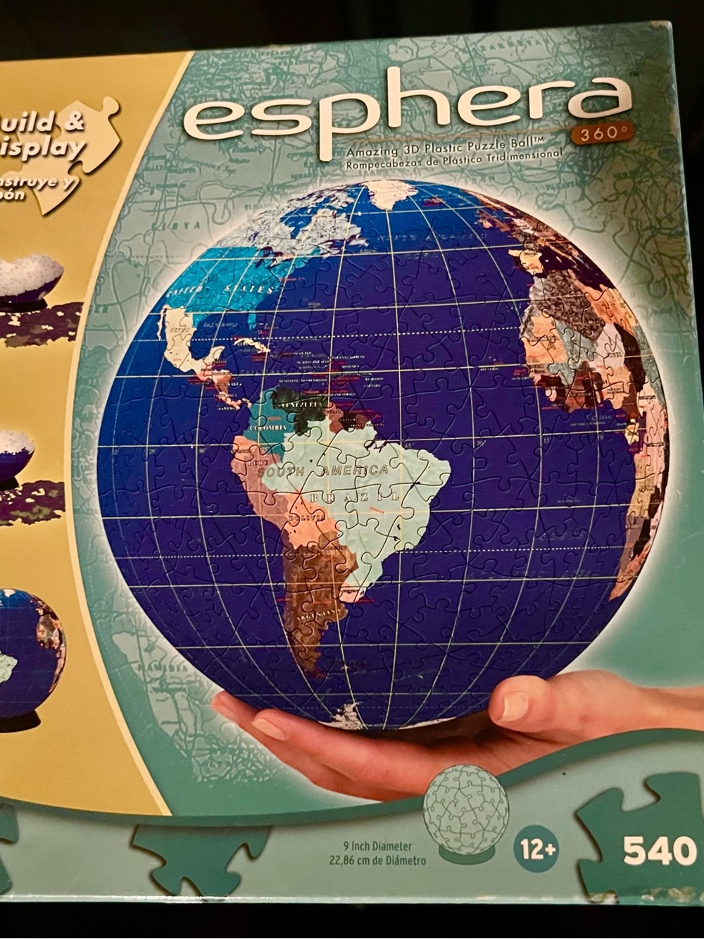 Esphera 360 -540 Pieces Reef of Miracles 3D Plastic Spherical Jigsaw Puzzle.